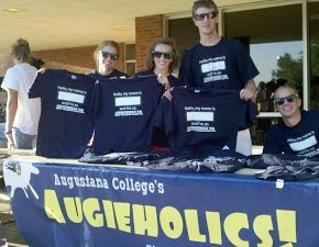 Augieholics selling t-shirts