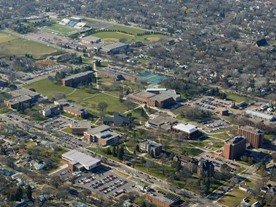 Campus aerial view
