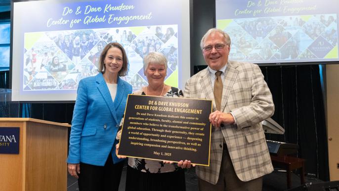 De & Dave Center for Global Engagement Dedication