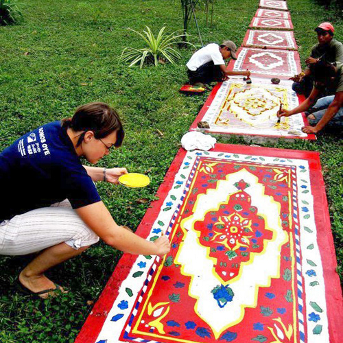 Rug stencils