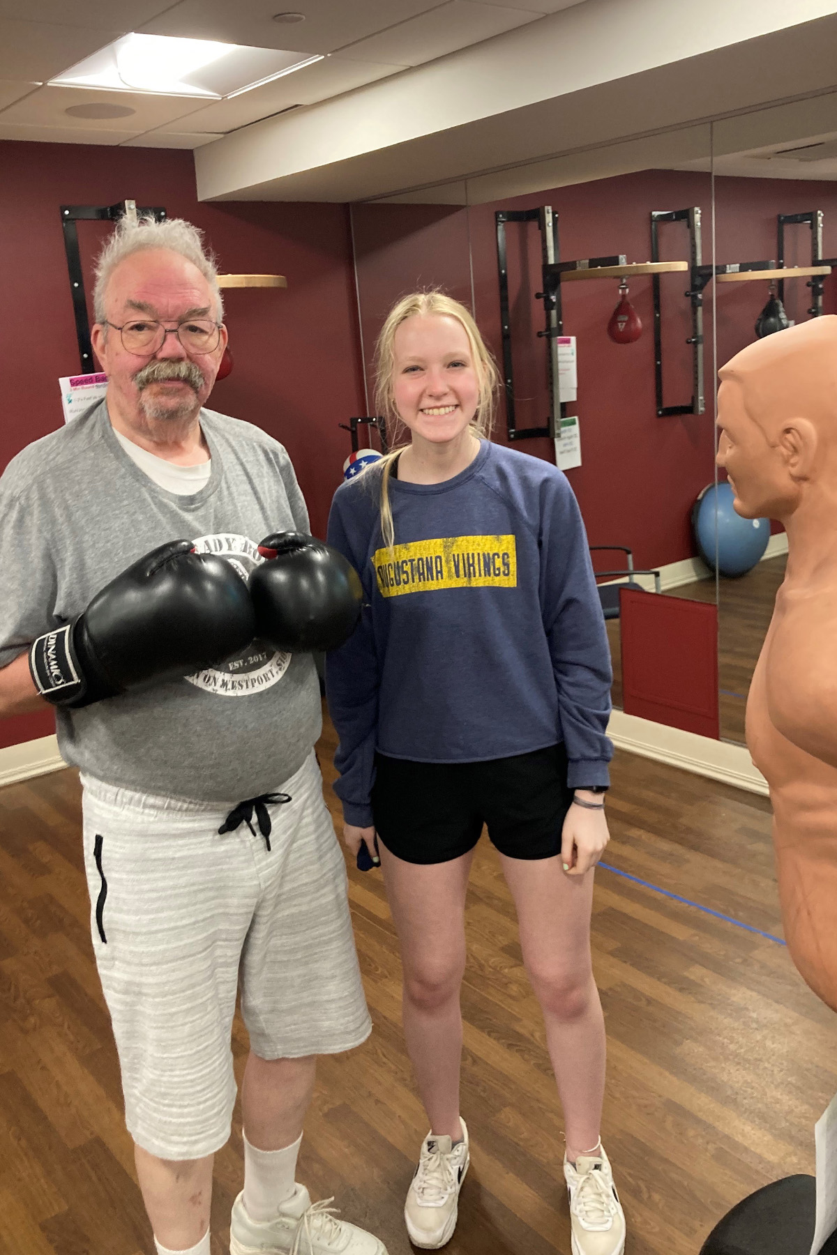 Alexis Dooley in Boxing Class