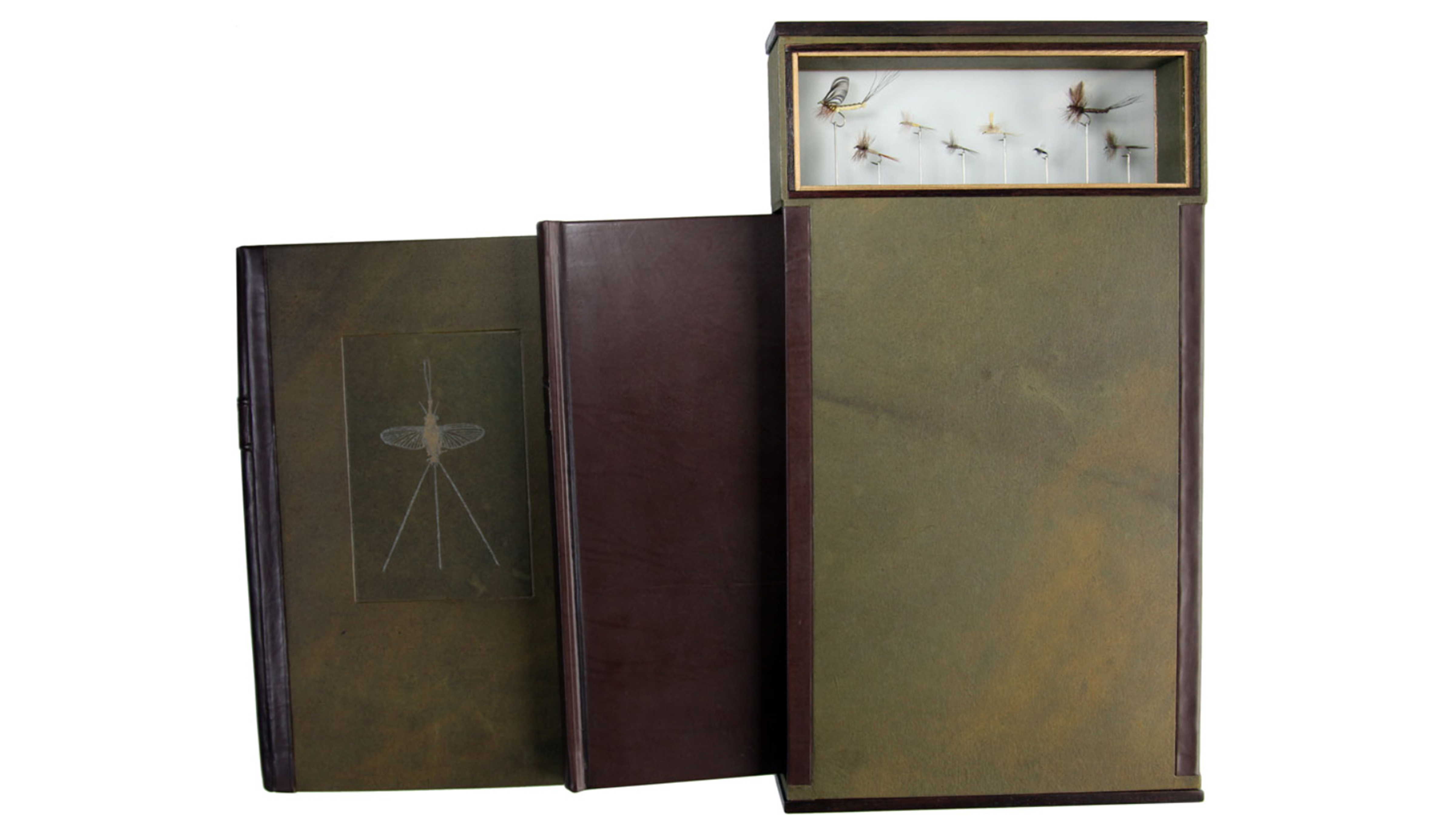 Gaylord Schanilec, “Mayflies of the Driftless Region,” Deluxe Edition, letterpress book, Midnight Paper Sales, 2005.