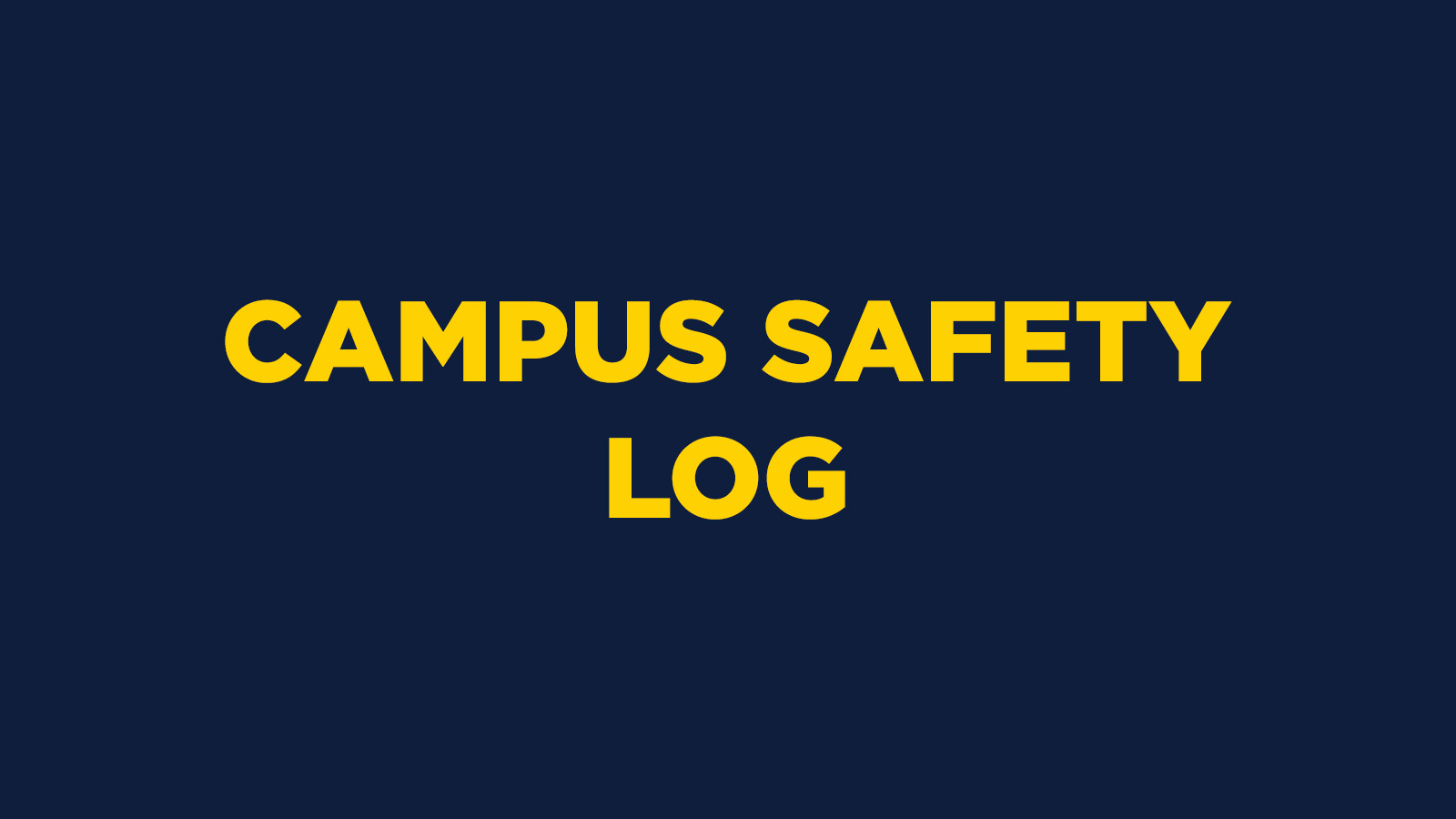 Department of Campus Safety
