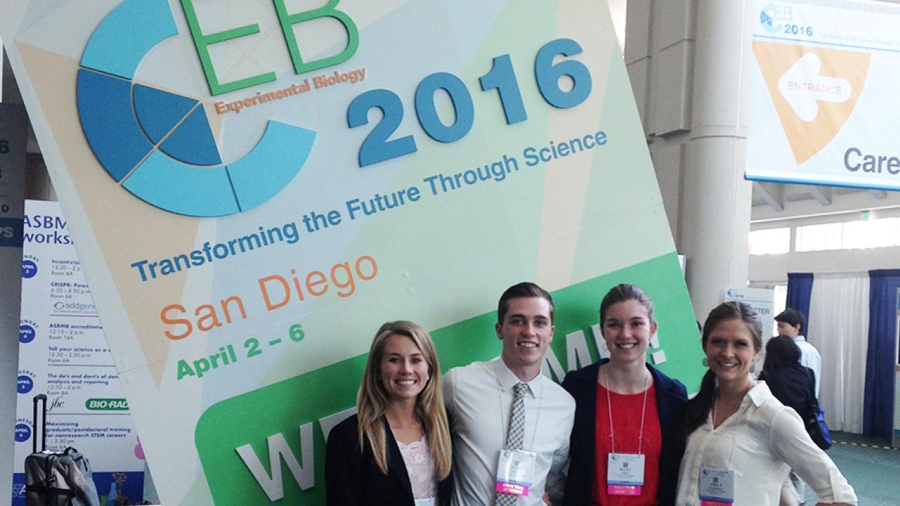 Augustana Students Present Biology Research in San Diego Augustana